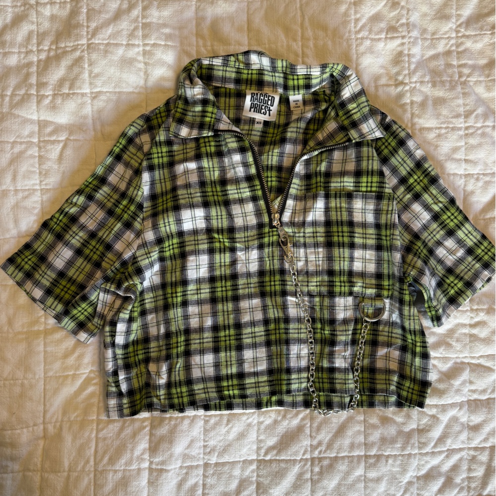 Ragged Priest t-shirt with chain size xs